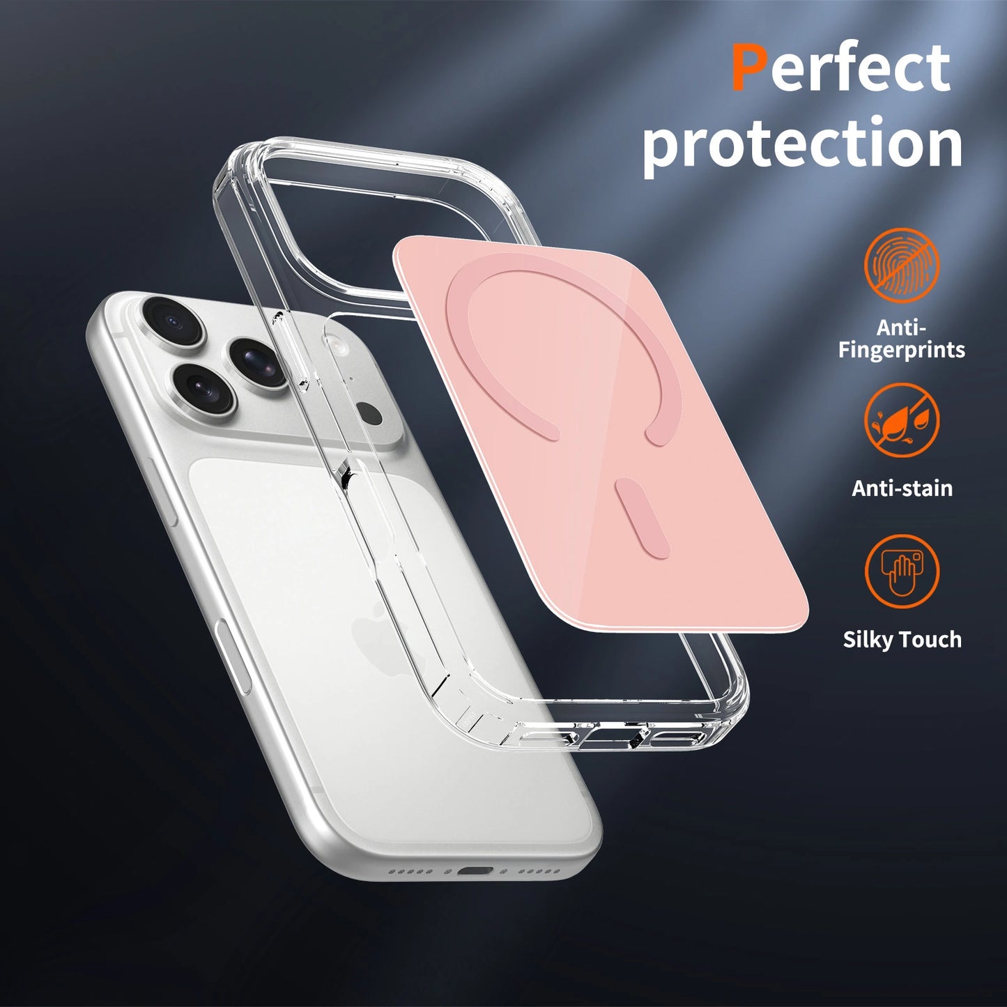 Transparent Orange Soft Case