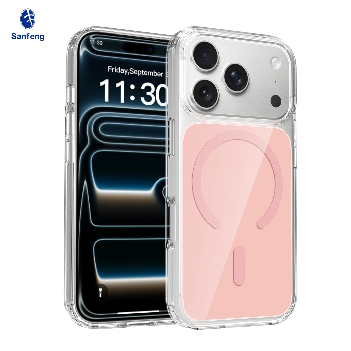 Pink Transparent Soft Case