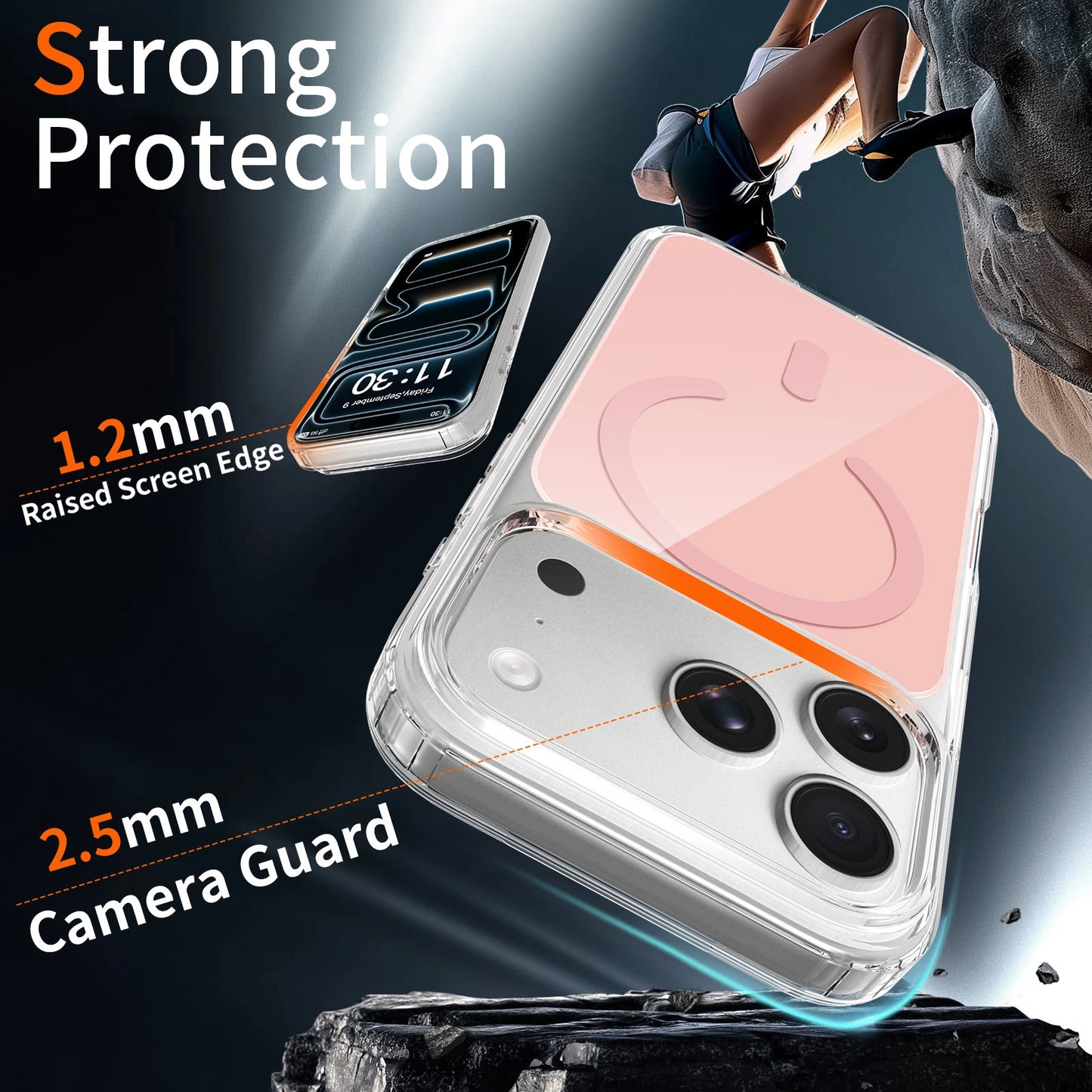 Transparent Orange Soft Case